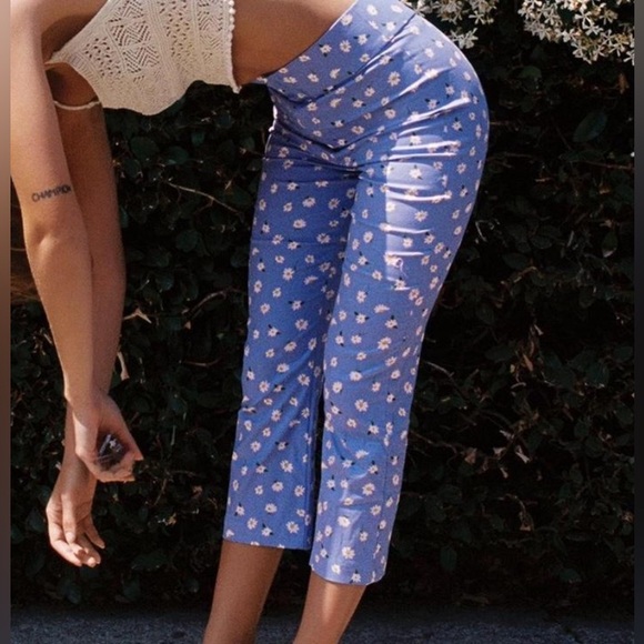 Zara Women’s Floral Print Suit Pants - Size M, XL - Picture 2 of 8